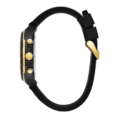 Bulova Series A Marine Star Two-Tone Stainless Steel Black Dial Watch 44 mm