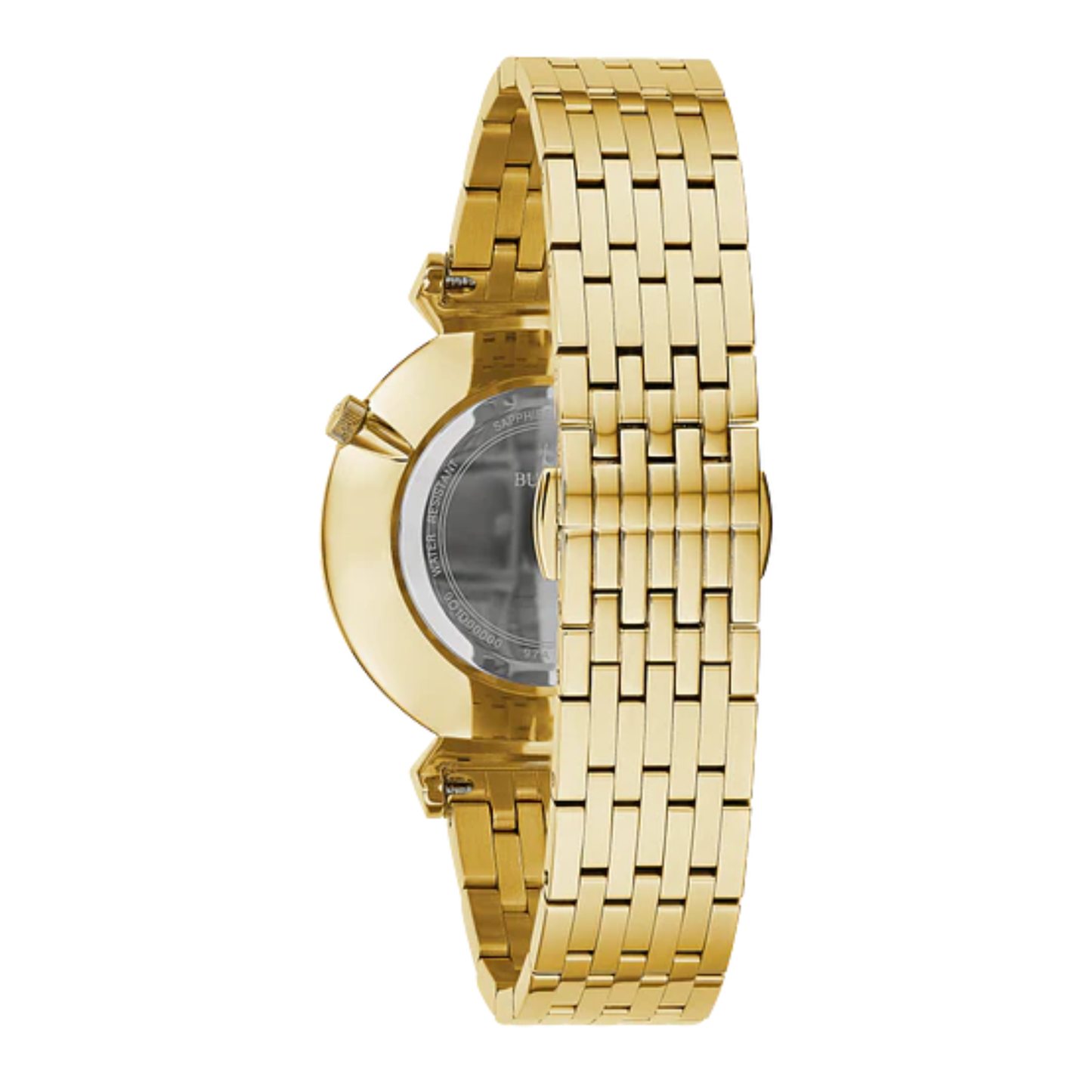 Bulova Regatta Gold-Tone Stainless Steel White Dial Watch 38 mm