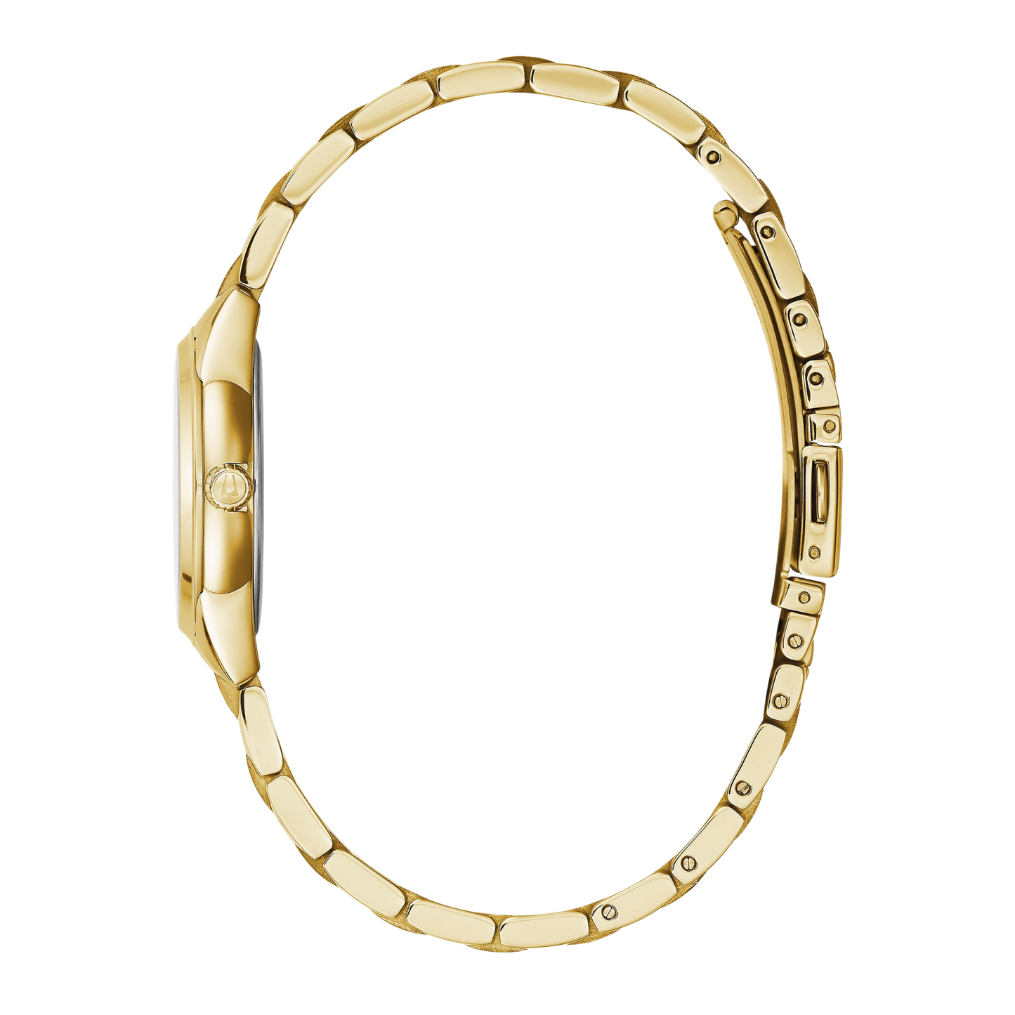 Bulova Classic Sutton Gold Stainless Steel Silver Dial Watch 28 mm