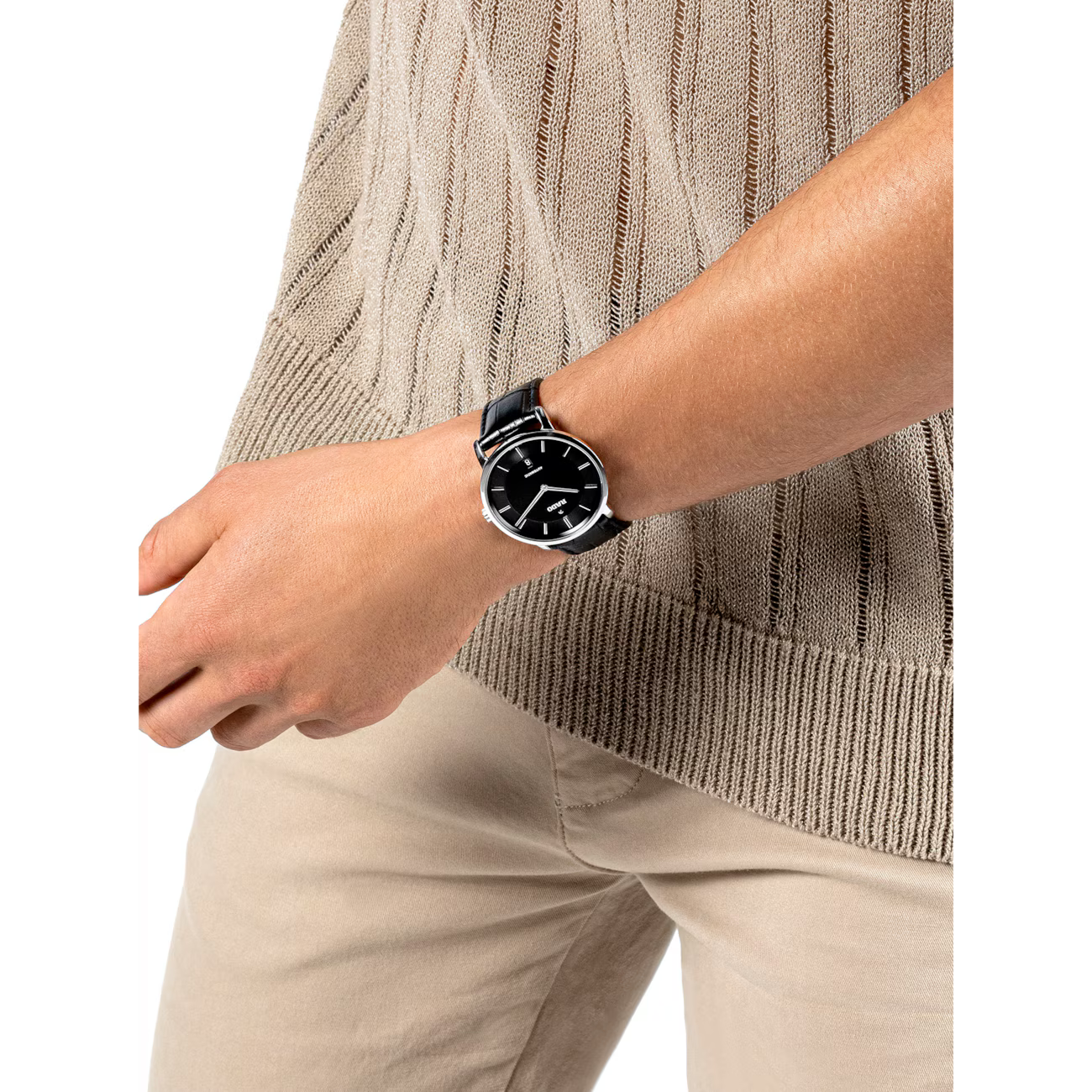 Rado DiaMaster Thinline Black Ceramos Automatic Watch 40.7 mm