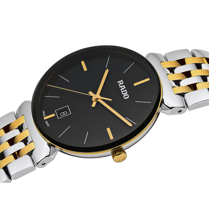 Rado Florence Classic Black Two-Tone Stainless Steel Watch 38 mm