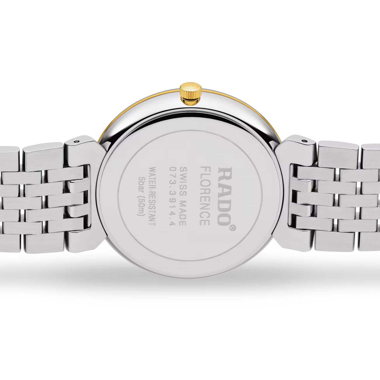 Rado Florence Classic Black Two-Tone Stainless Steel Watch 38 mm