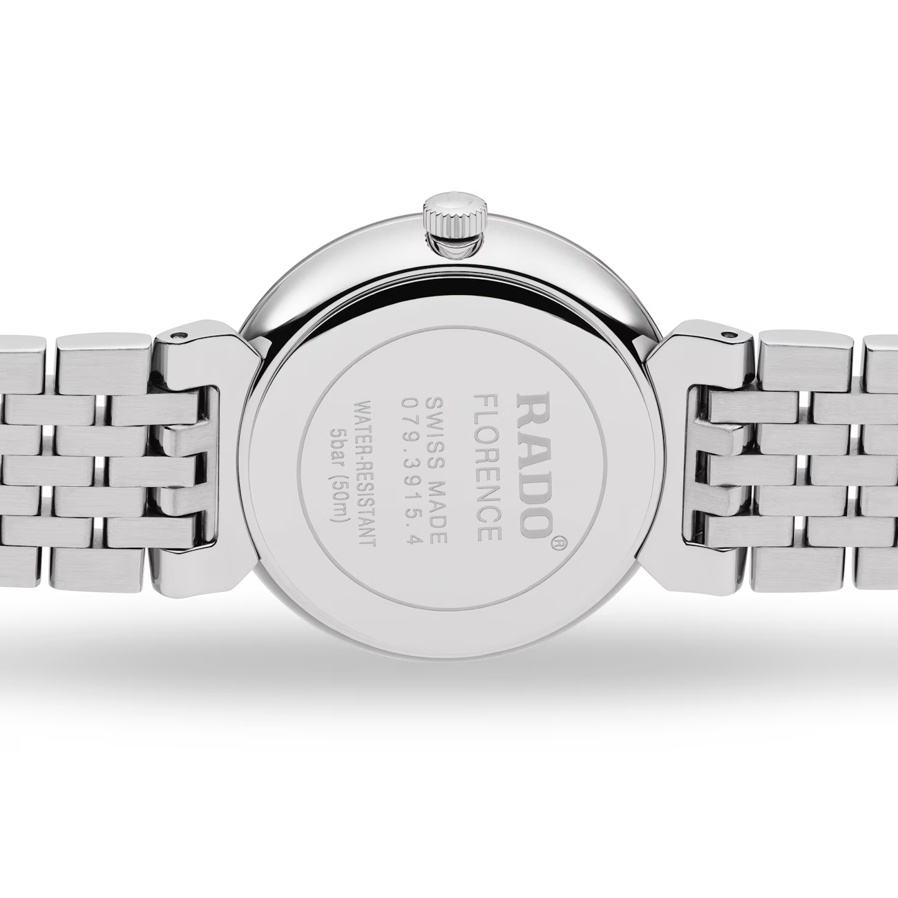 Rado Florence Classic Diamond Black Stainless Steel Watch 30 mm