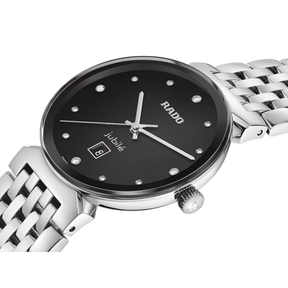 Rado Florence Classic Black Stainless Steel Watch 30 mm