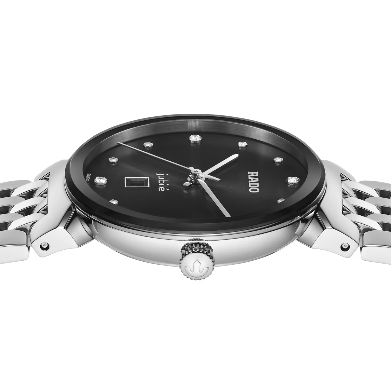 Rado Florence Classic Black Stainless Steel Watch 30 mm