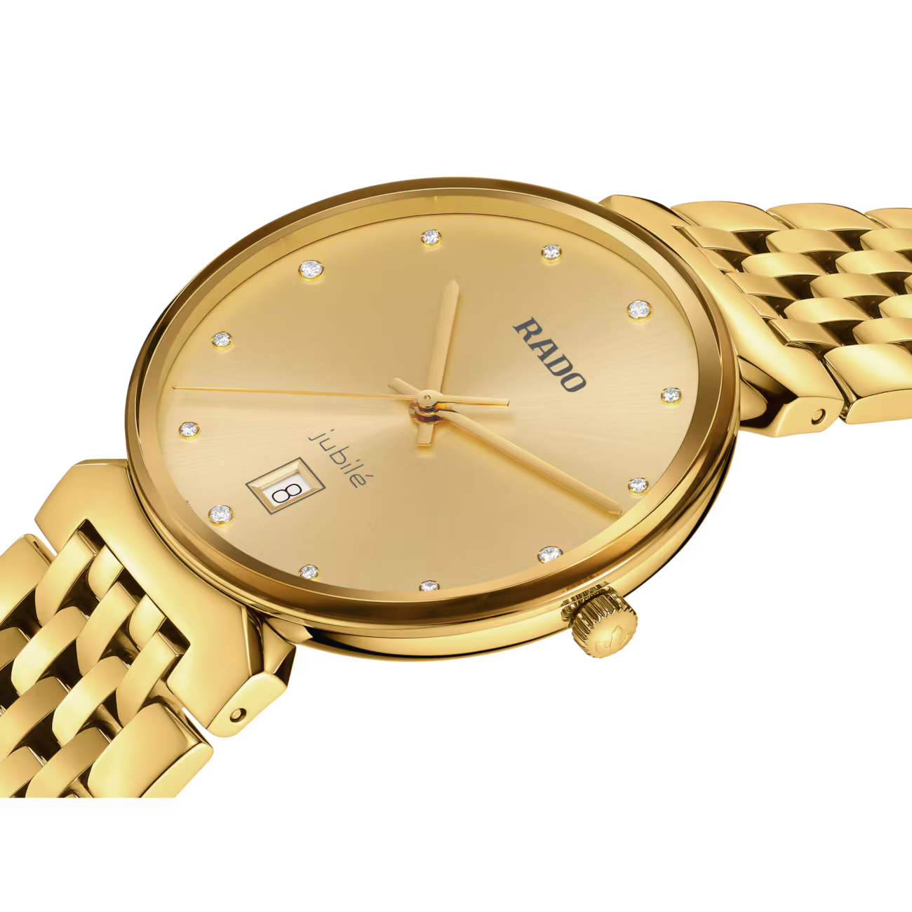 RADO Florenceラドー フローレンス ゴールド 133.3663.2 Rado Florence Classic 38mm Gold Dial Stainless Steel Quartz Watch