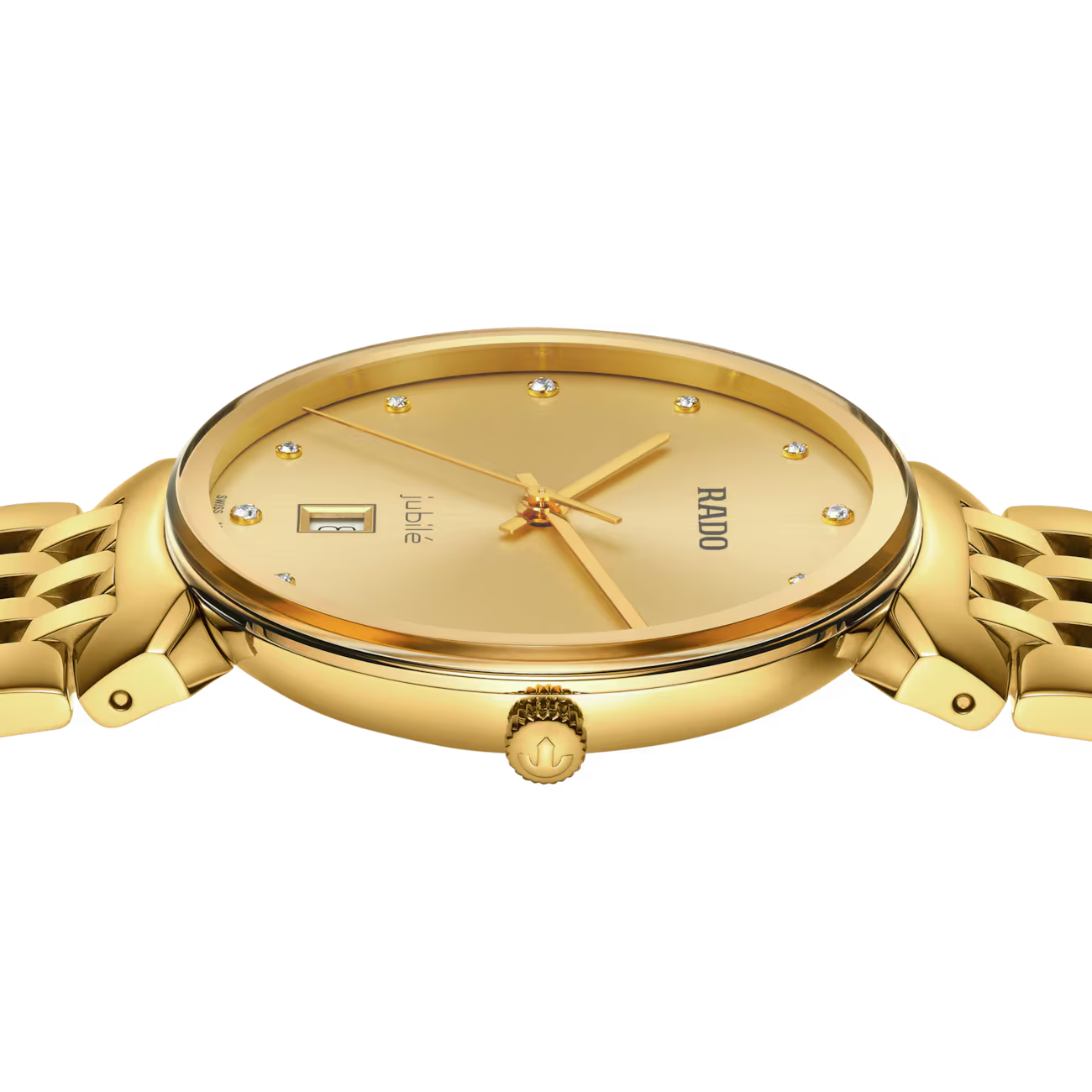 Rado Florence Classic 38mm Gold Dial Stainless Steel Quartz Watch