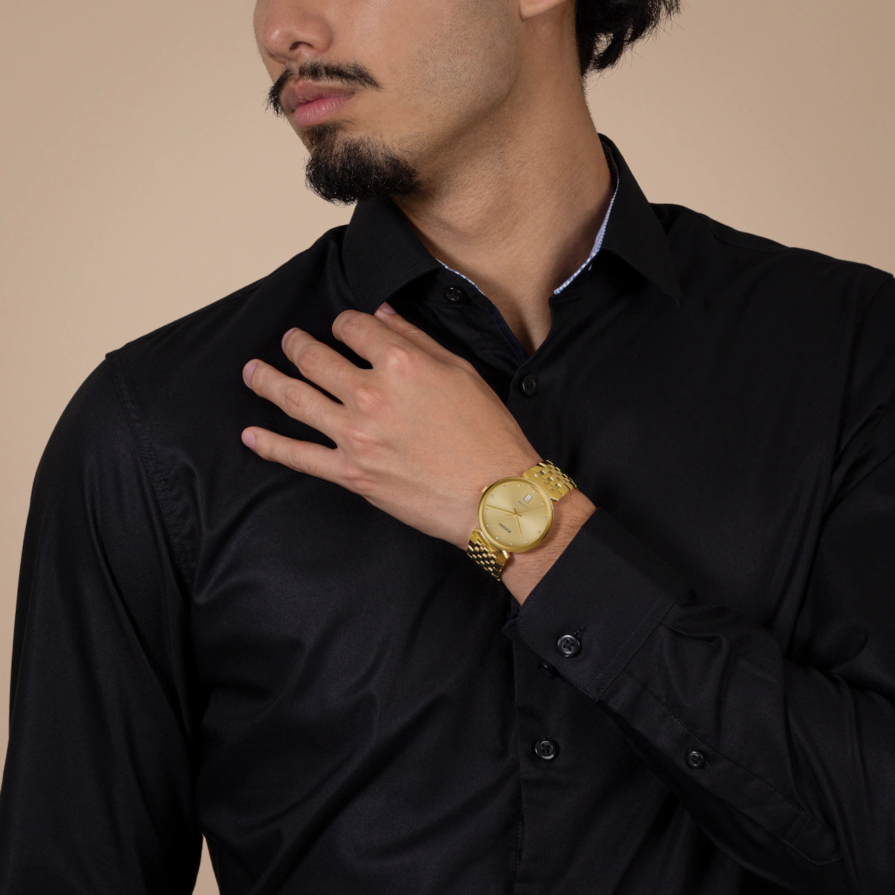 Rado Florence Classic 38mm Gold Dial Stainless Steel Quartz Watch