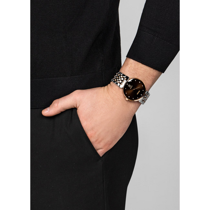 Rado Florence Classic Diamonds Rose Gold Two-Tone Watch 38 mm