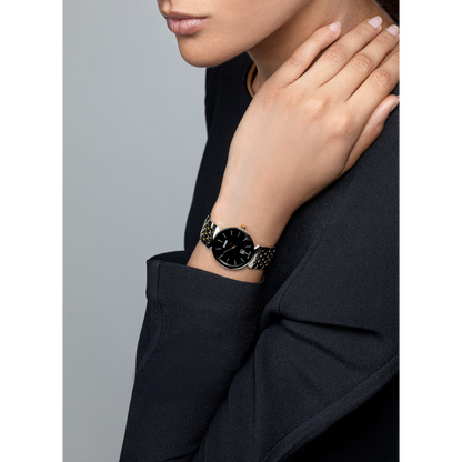 Rado Florence Classic Black Two-Tone Stainless Steel Watch 30 mm