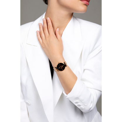 Rado Florence Classic Diamond Black Stainless Steel Watch 30 mm