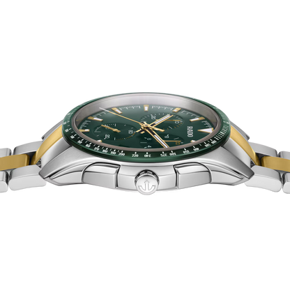 Rado HyperChrome Green Two-Tone Ceramic Chronograph Watch 44.9 mm