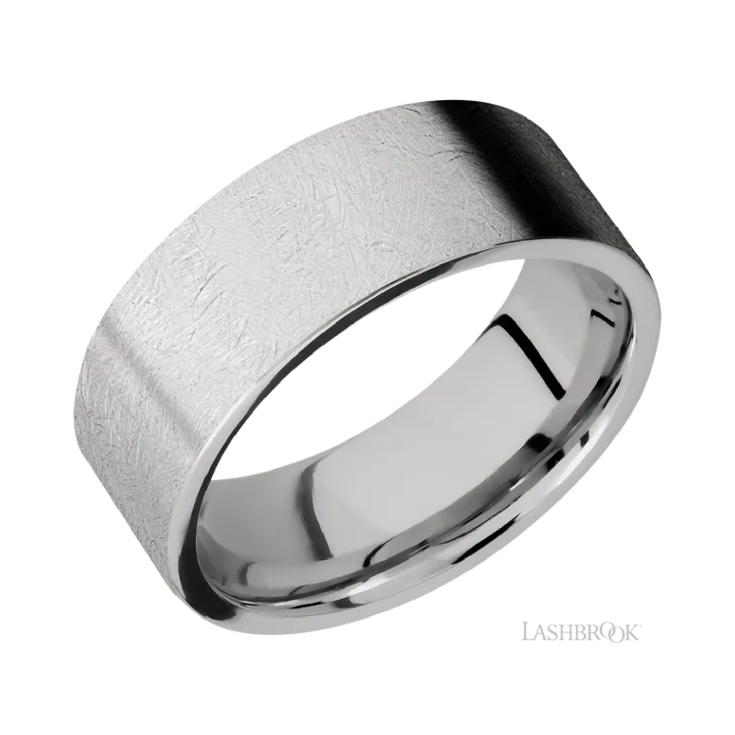 Distressed Wedding Band Cobalt Chrome – 8 mm Flat