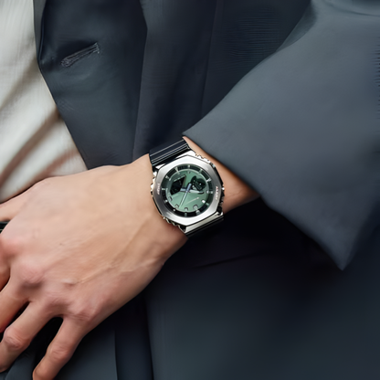 G-SHOCK 2100 Series Carbon Guard Black/Green Watch 49.3mm