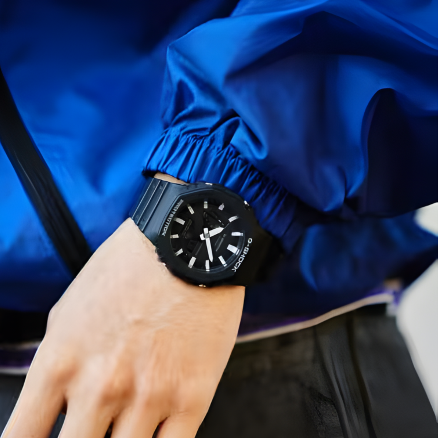 G-SHOCK 2100 Series Octagonal Black Analog-Digital Watch 48.5mm