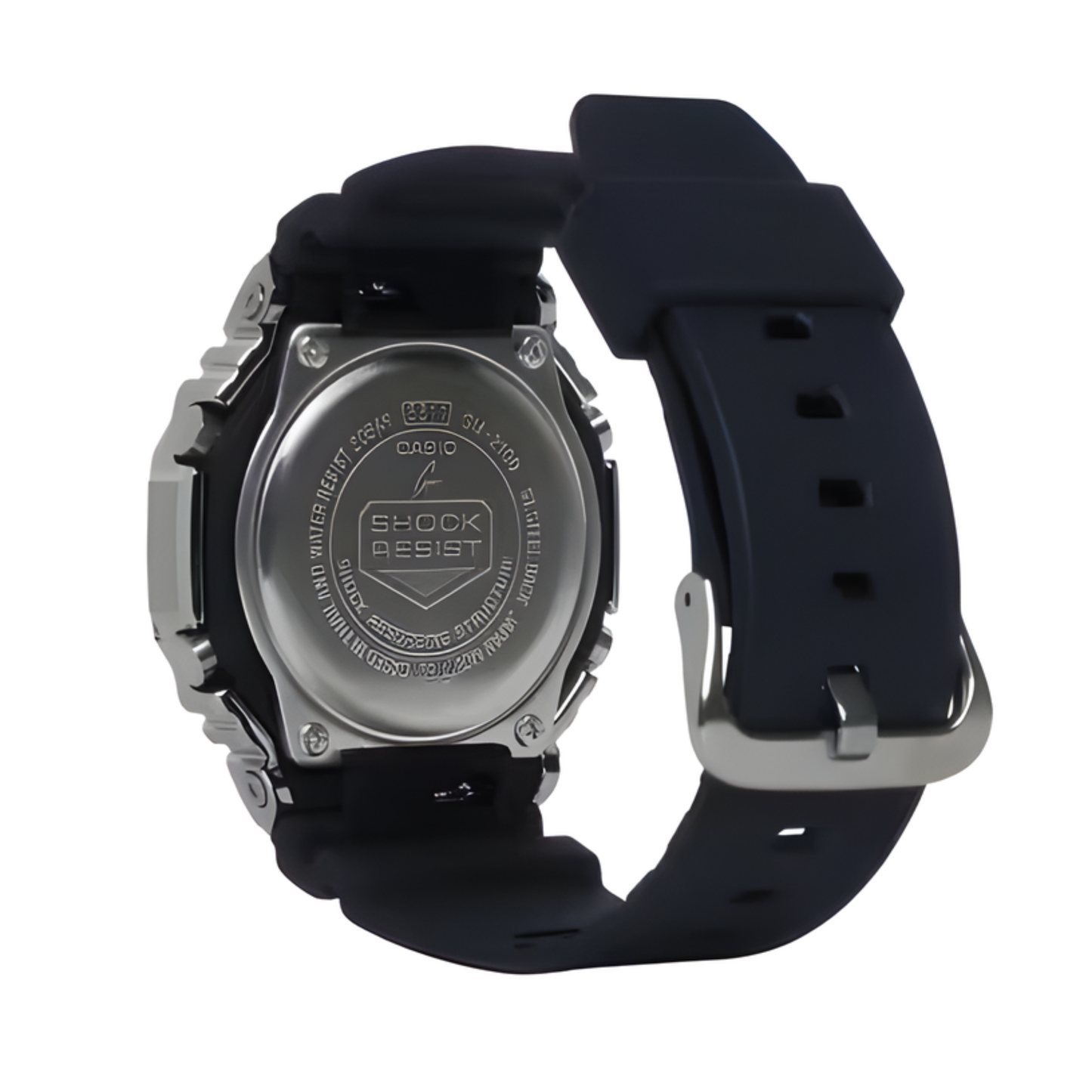 G-SHOCK GM2100 Series Metal-Covered Black Octagonal Watch 49.3mm