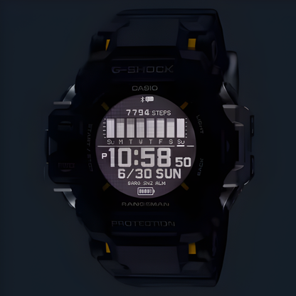 G-SHOCK G-SQUAD Black Step Tracker Bluetooth Watch 54.1 mm