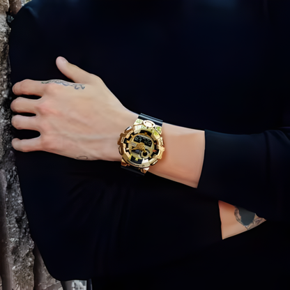 G-SHOCK 700 Series Gold-Tone Metal-Covered Watch 58.4 mm