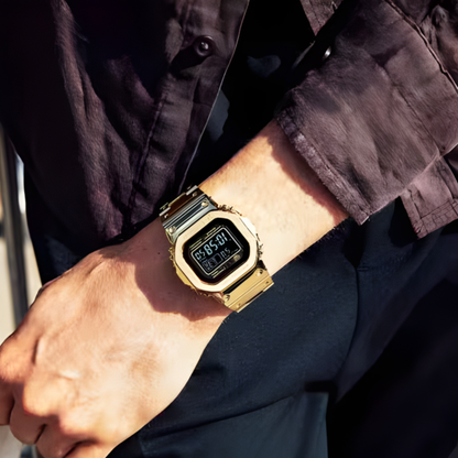G-SHOCK GMWB5000 Series Full Metal Gold Watch 49.3mm