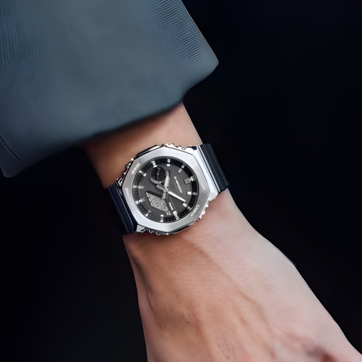 G-SHOCK G-STEEL 2100 Black Bio-Resin Watch 49.3 mm