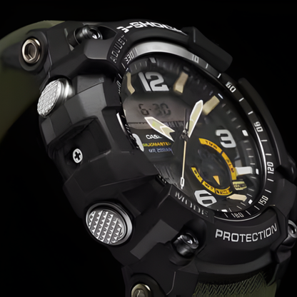 G-SHOCK MUDMASTER Olive/Black Analog-Digital Watch 56.2mm