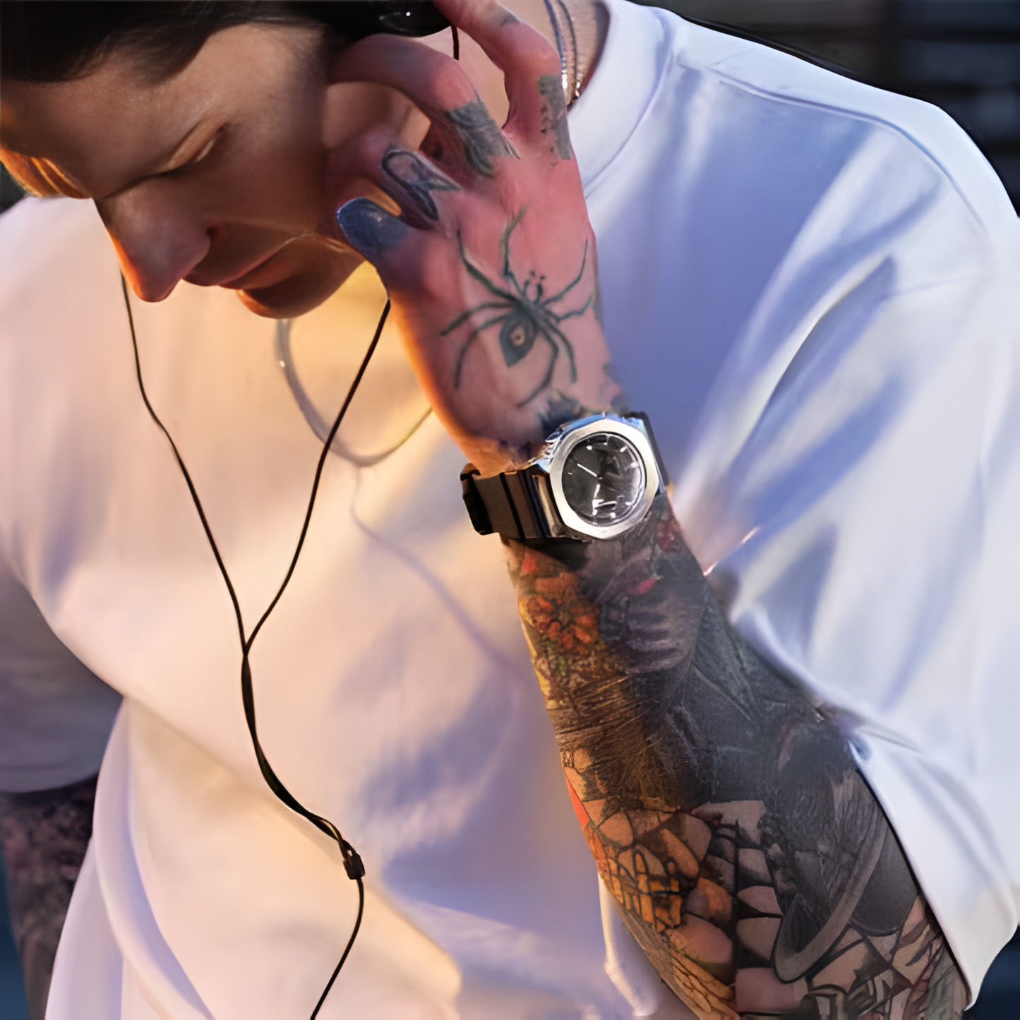 G-SHOCK GM2100 Series Metal-Covered Black Octagonal Watch 49.3mm