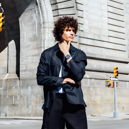 G-SHOCK 2100 Series Stainless Steel Blue Dial Watch 49.3 mm