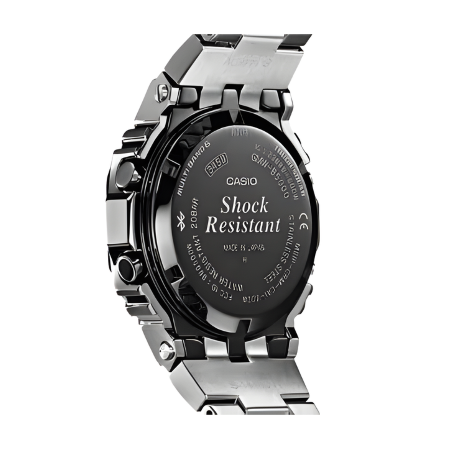 G-SHOCK GMWB5000 Series Full Metal Silver Watch 49.3mm