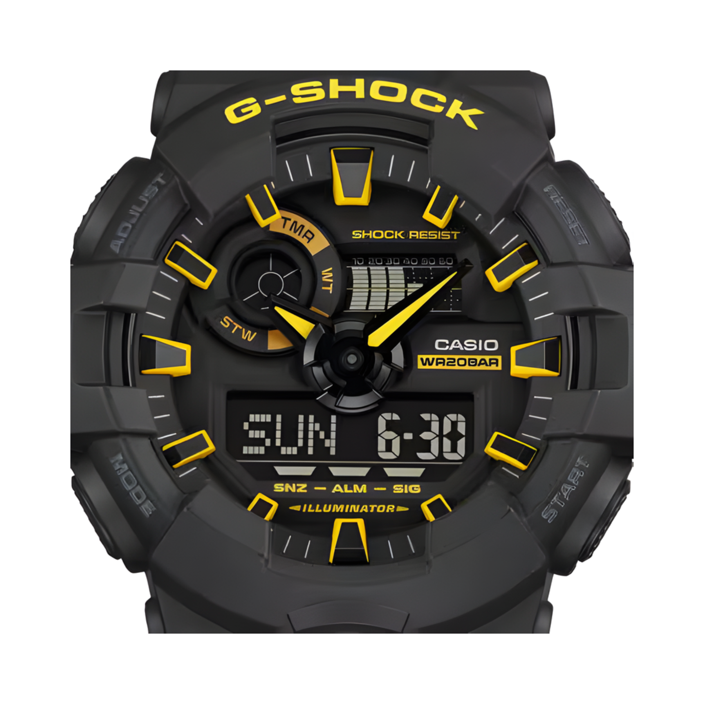 G-SHOCK GA700 Series Cyber Neon Black Watch 57.5 mm