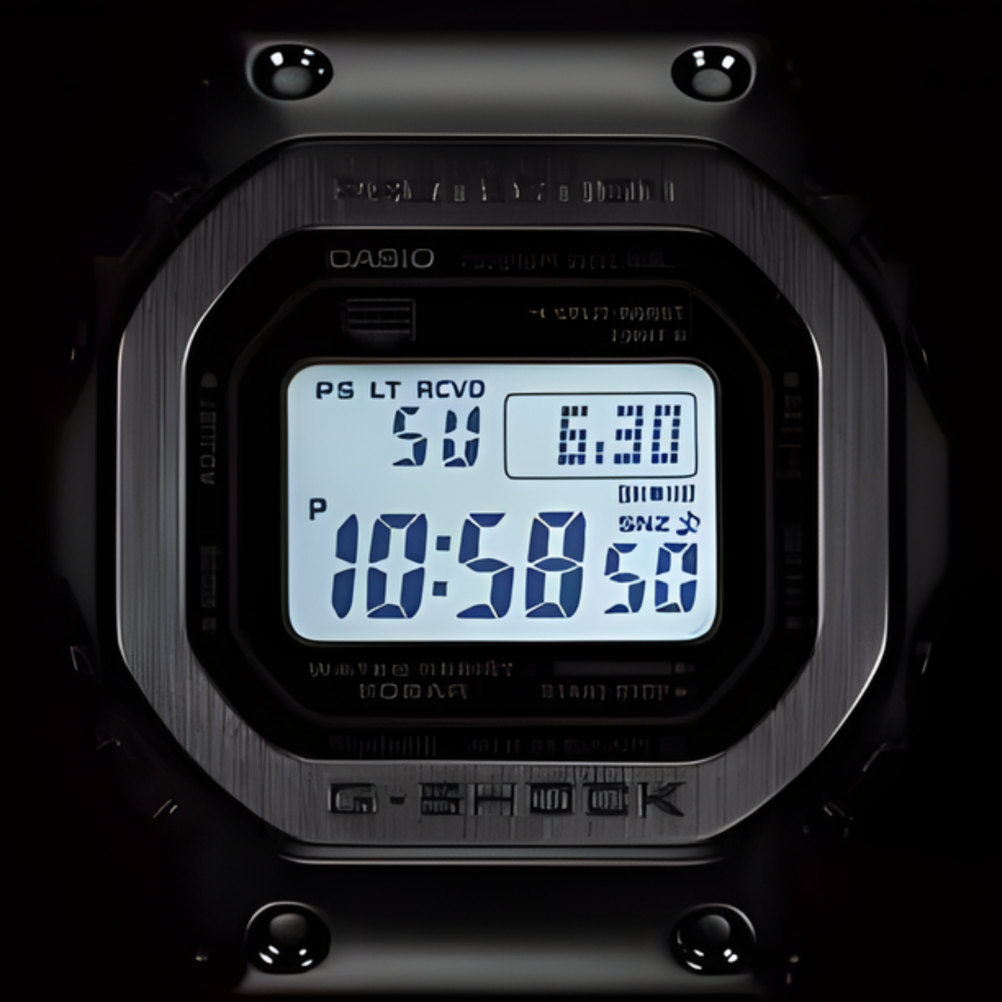 G-SHOCK GMWB5000 Series Full Metal Silver Watch 49.3mm