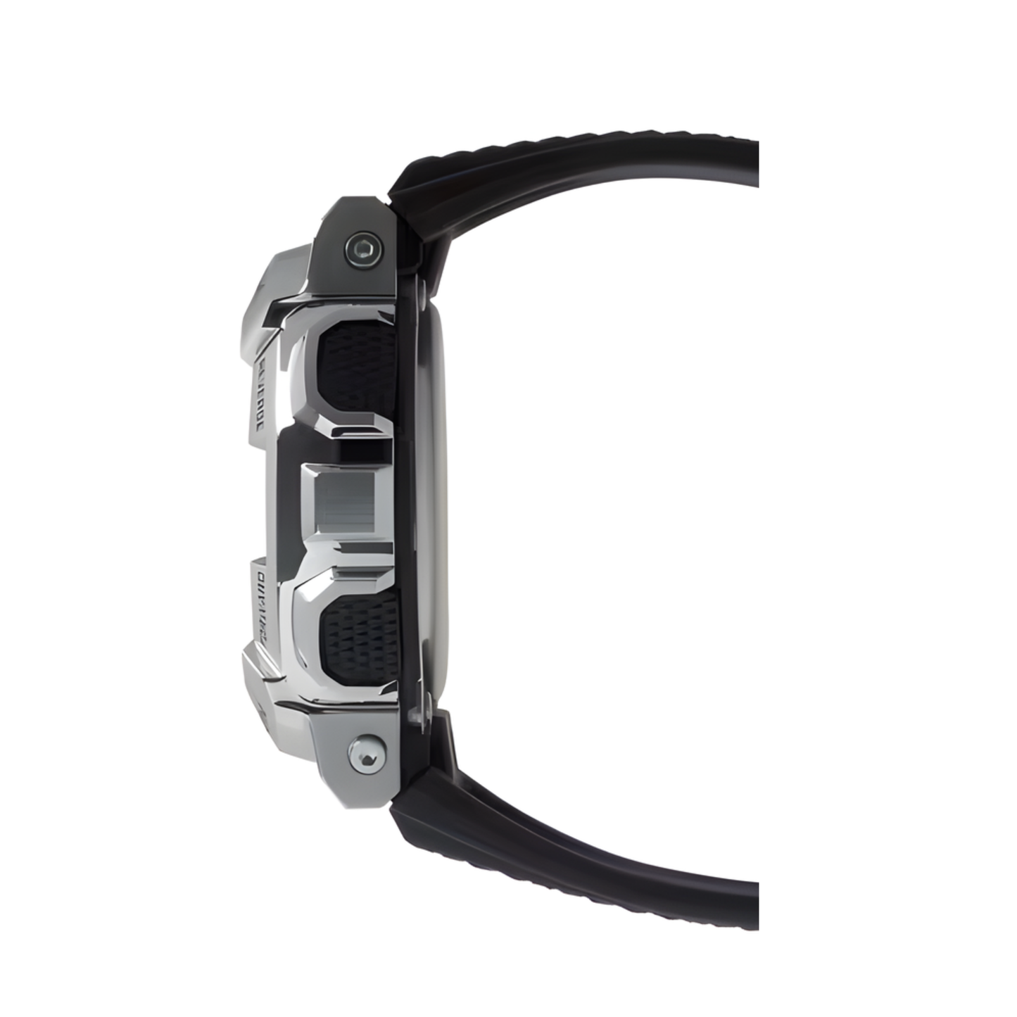 G-SHOCK GM-110 Metallic Silver Black Resin Watch 51.9 mm