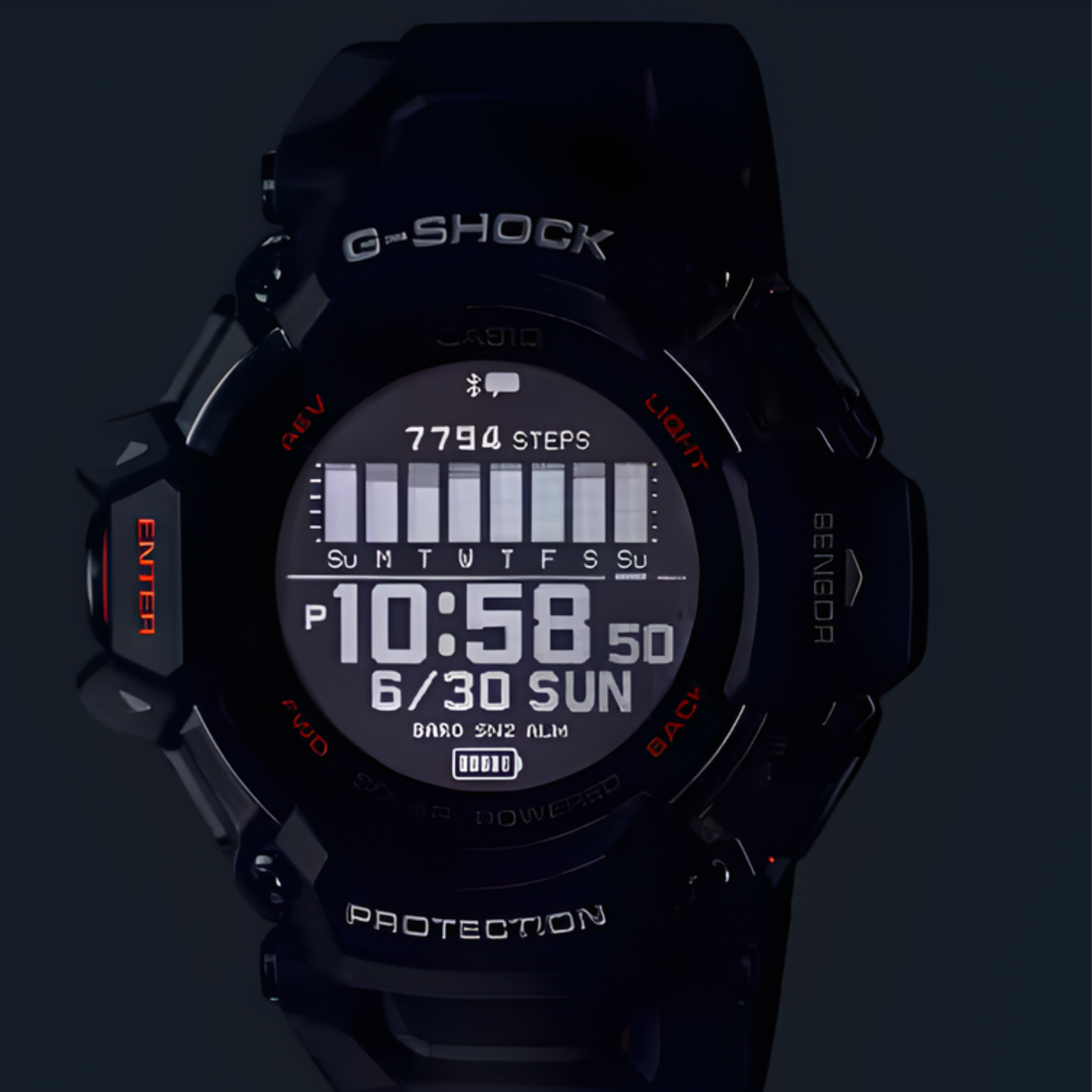 G-SHOCK GBD-H2000 MOVE Black Bio-Resin Watch 59.6 mm