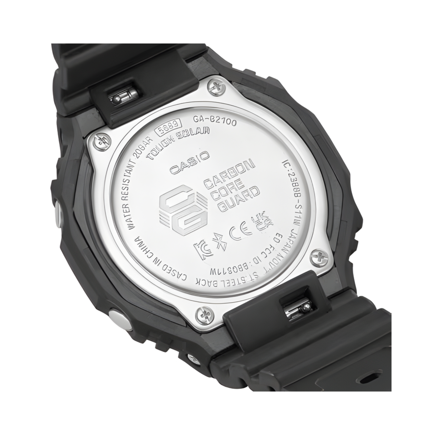 G-SHOCK 2100 Series Carbon Core Guard Solar Black Watch 48.5mm