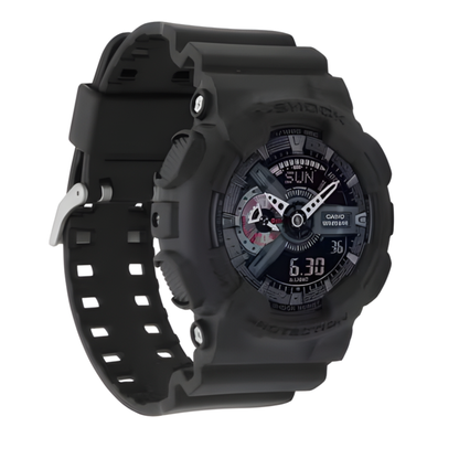 G-SHOCK GA110 Series Matte Black Analog-Digital Watch 55mm
