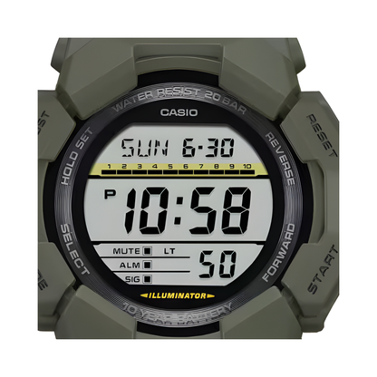 G-SHOCK GD010 Series Large Digital Green Watch 54.9mm