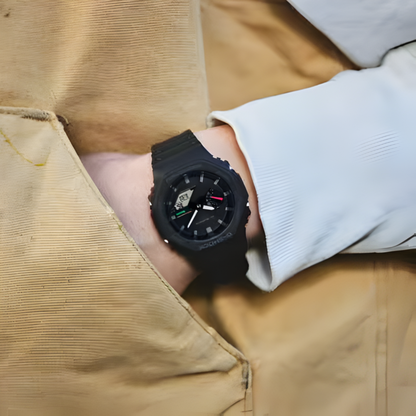 G-SHOCK 2100 Series Carbon Core Guard Solar Black Watch 48.5mm