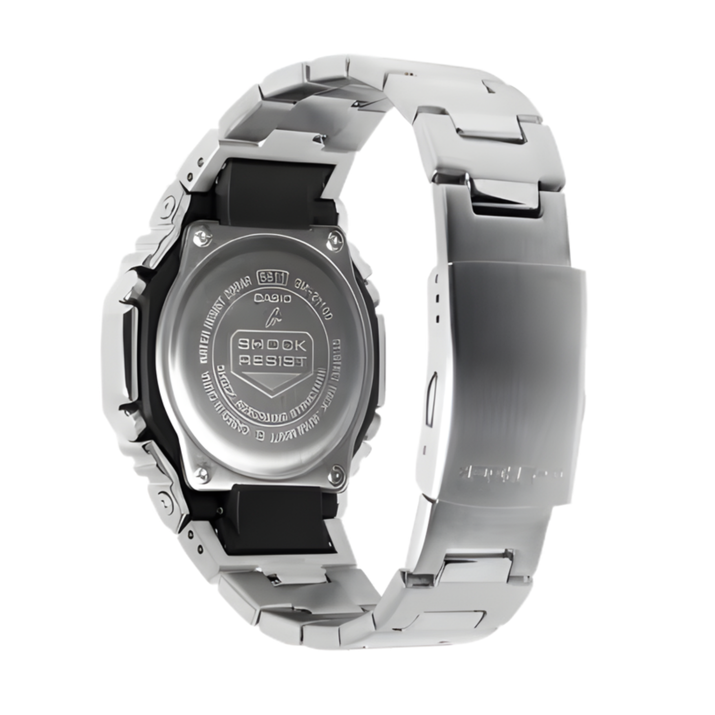 G-SHOCK 2100 Series Octagonal Metal-Covered Silver Watch 49.3mm