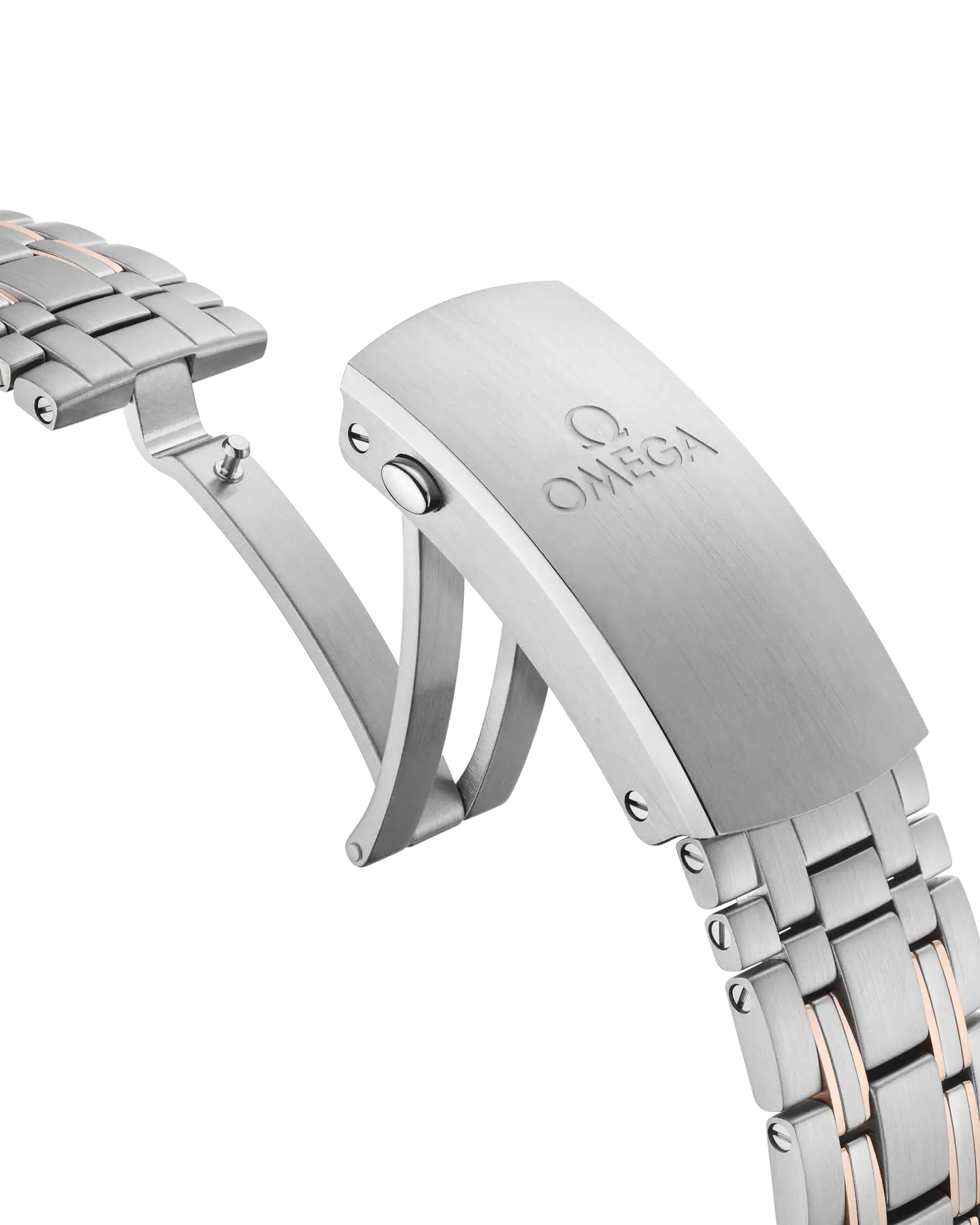 Omega Seamaster Diver 300M Sedna Gold Steel Automatic Watch 42 mm