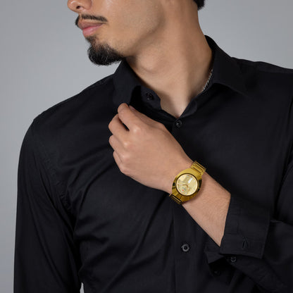 Rado DiaStar Original Diamond Gold Stainless Steel Automatic Watch 38 mm