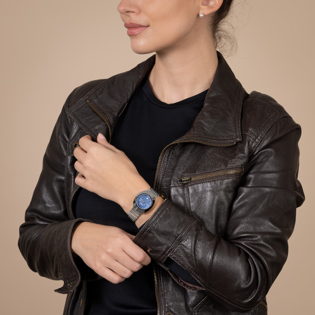 RADO DIASTAR クォーツ 銀 シルバー 腕時計 レディース Rado DiaStar Original 30mm Blue Dial Stainless Steel Automatic