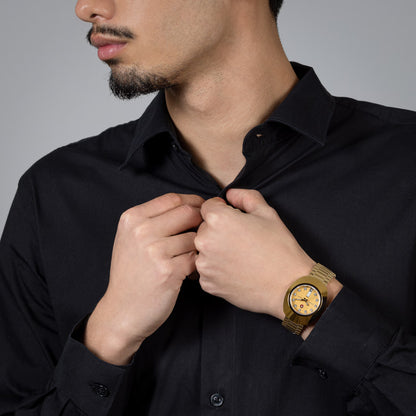 Rado DiaStar Original Champagne Gold Stainless Steel Watch 35 mm