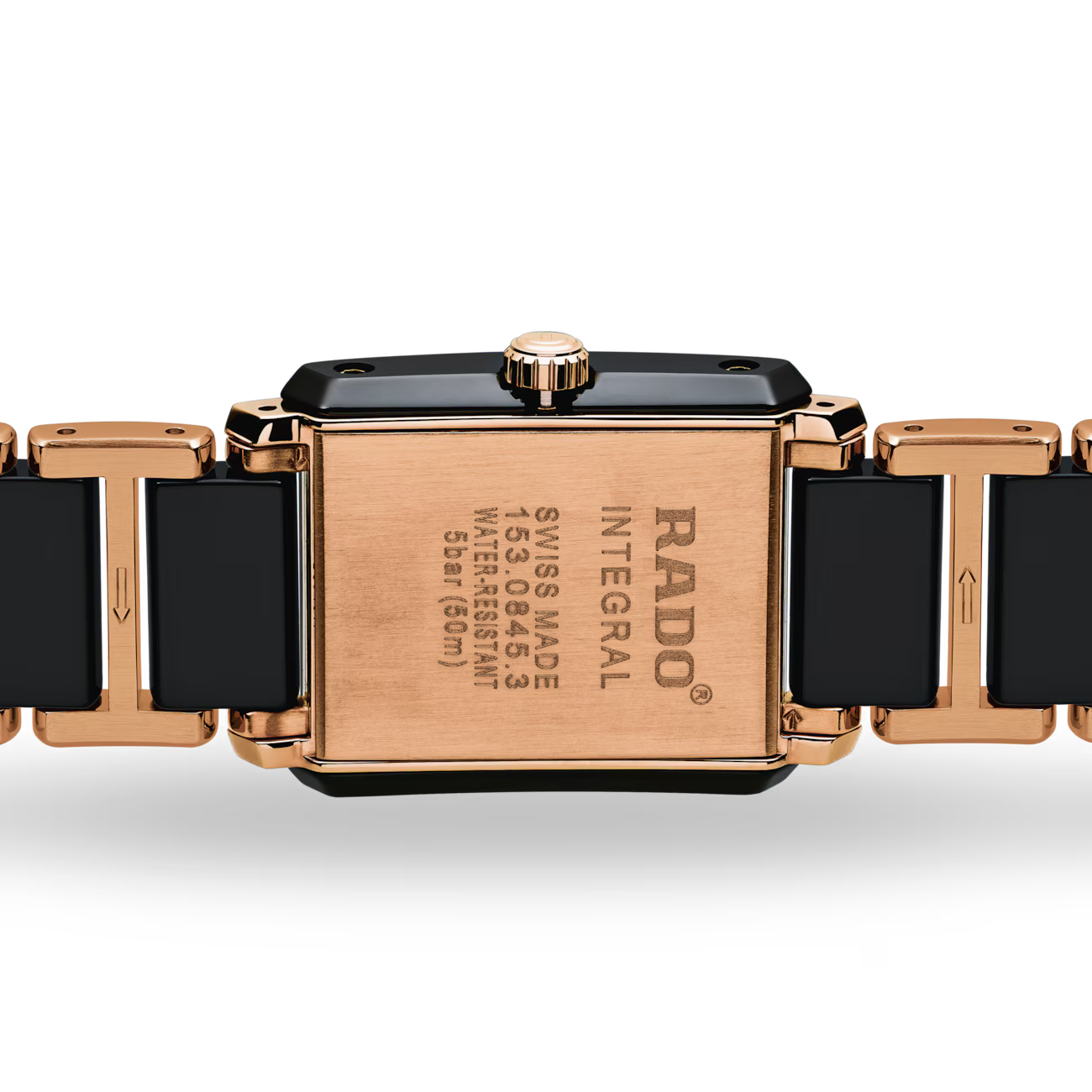 Rado Integral Rose Gold Diamond Ceramic Watch 22.7 mm