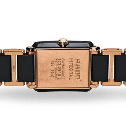 Rado Integral Rose Gold Diamond Ceramic Watch 22.7 mm