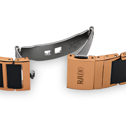 Rado Integral Rose Gold Diamond Ceramic Watch 22.7 mm