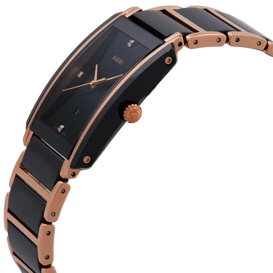 Rado Integral Rose Gold Diamond Ceramic Watch 31 mm