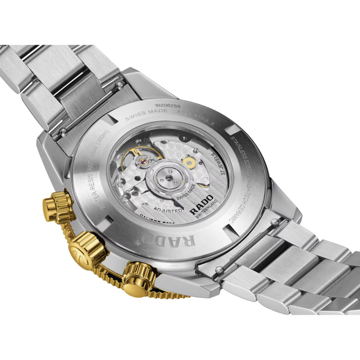 Rado Captain Cook Green Chronograph Ceramic Automatic Watch 43 mm