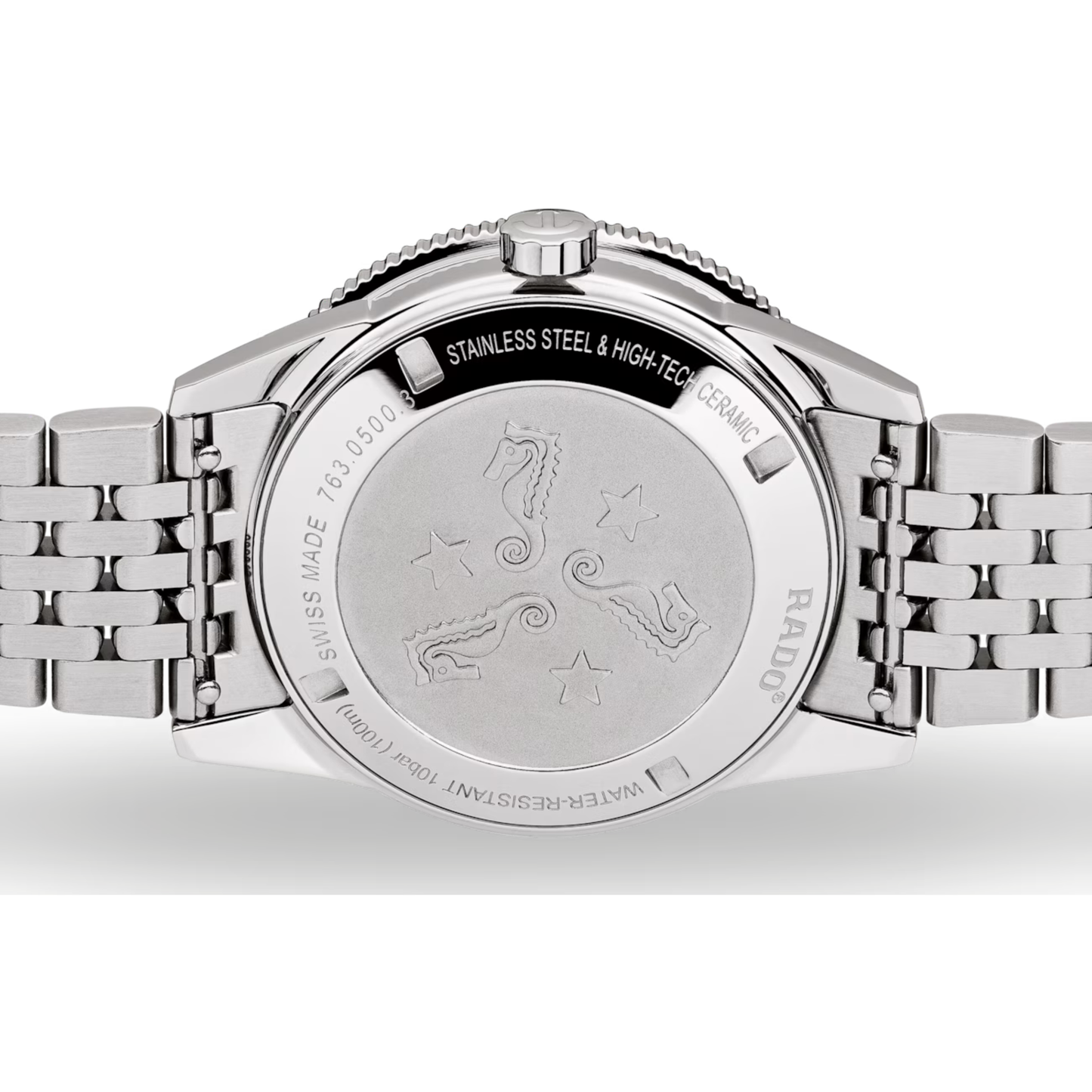 Rado Captain Cook White Ceramic Stainless Steel Automatic Watch 37 mm