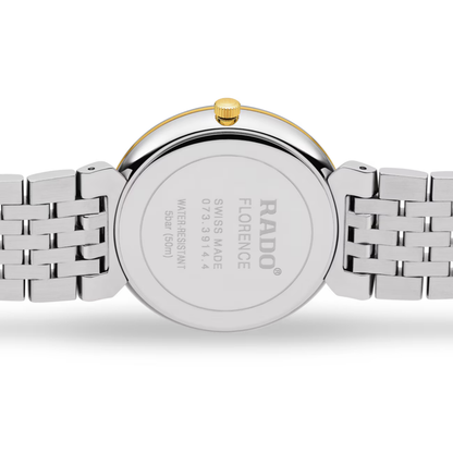 Rado Florence Classic White Two-Tone Stainless Steel Watch 38 mm