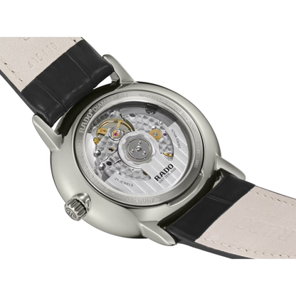 Rado DiaMaster Thinline Black Ceramos Automatic Watch 40.7 mm