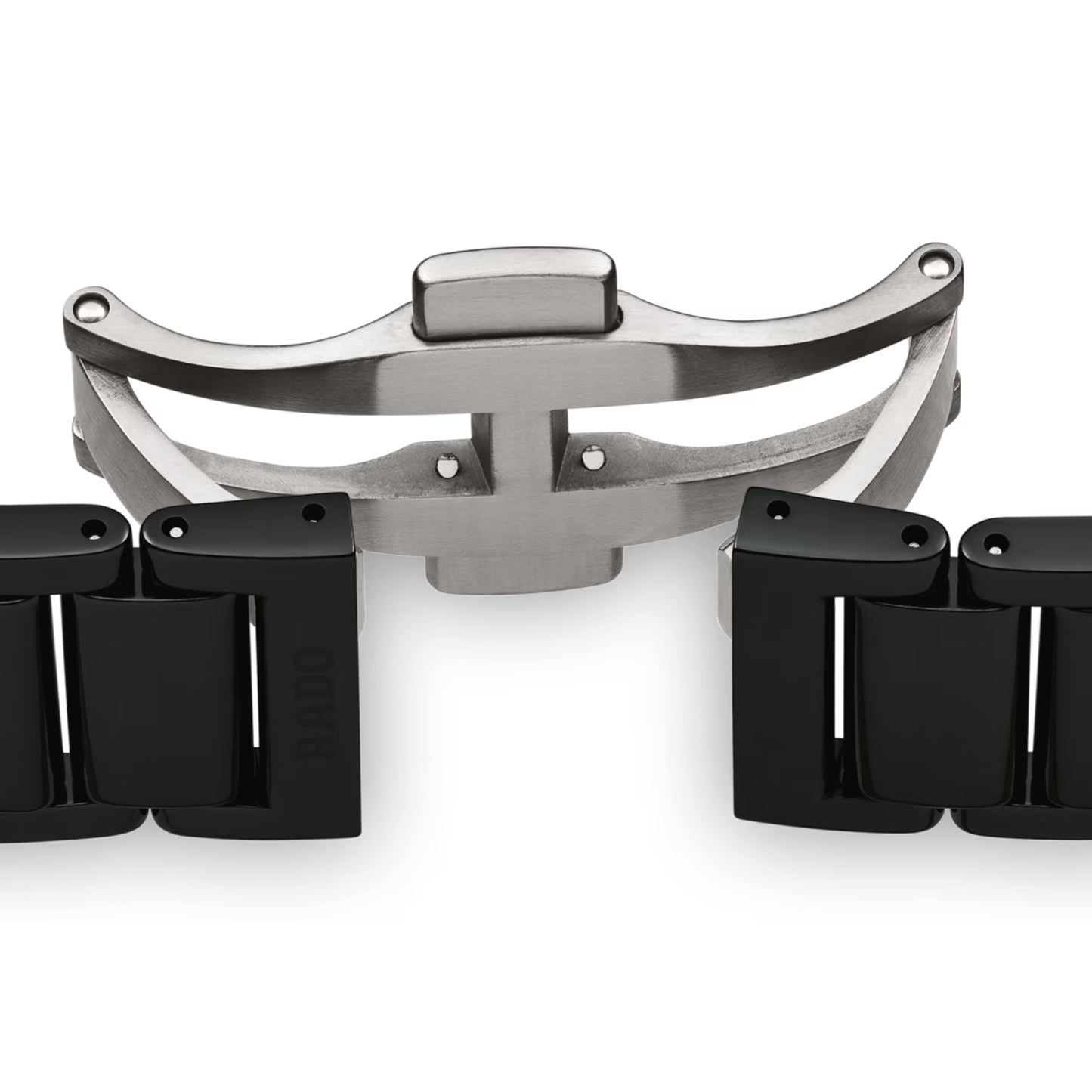 Rado True Square Black Diamond Ceramic Titanium Watch 38 mm